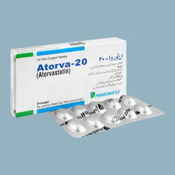 Atorva 20 mg Tablet