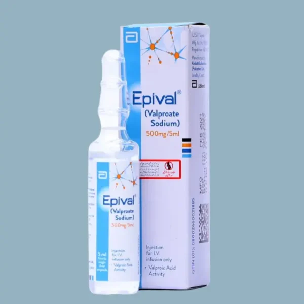 Epival 500mg/5ml Injection