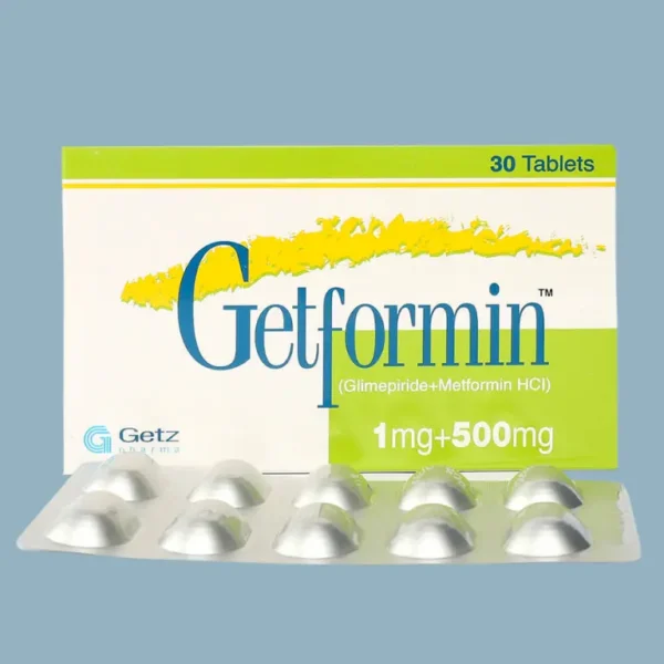 Getformin 1/500mg Tablet